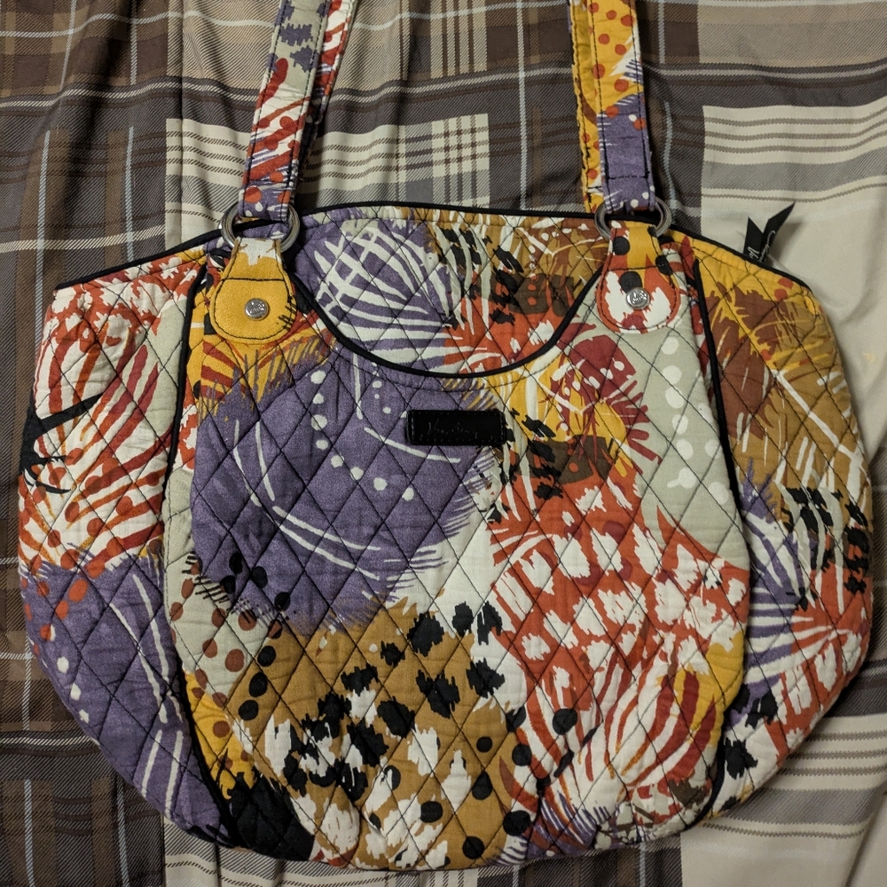 Vera Bradley Autumn Floral Quilted Shoulder Bag